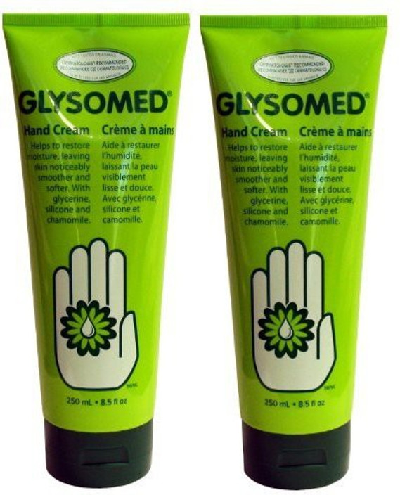 glysomed hand cream on face